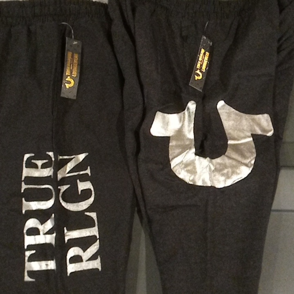 Brand new men's true religion Loungewear joggers
